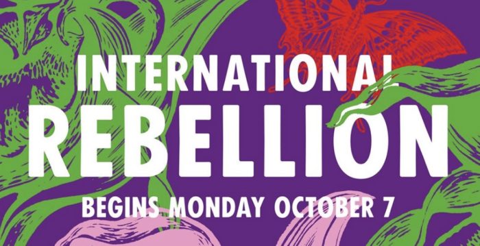 International rebellion begins Monday October 7